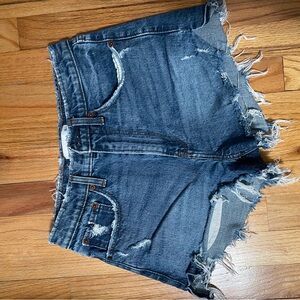 A&F Distressed Denim Shorts